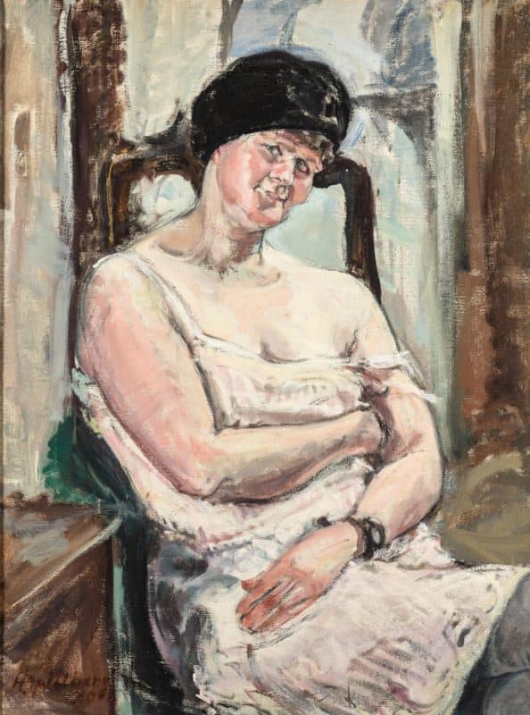 Dame mit schwarzer Kappe | o. D.