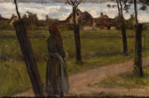 Alte Frau am Wege (Elsass) | o. D.