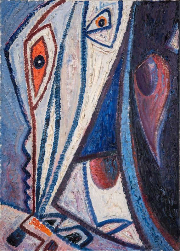 Abstrakte Komposition mit Augen | 1949