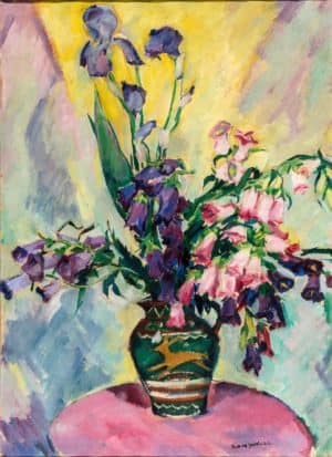 Glockenblumen und Iris | 1920