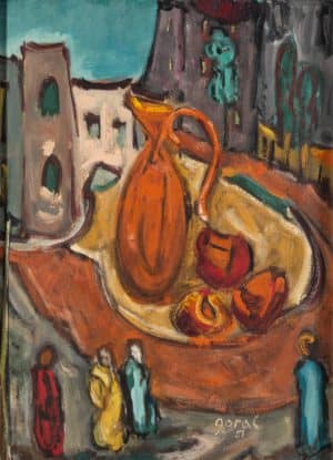 Stadtlandschaft in Jerusalem | 1951