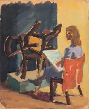 Frau und Stuhlturm | 1936