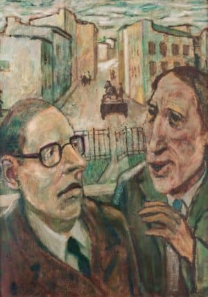 Zwei Männer im Gespräch | 1949