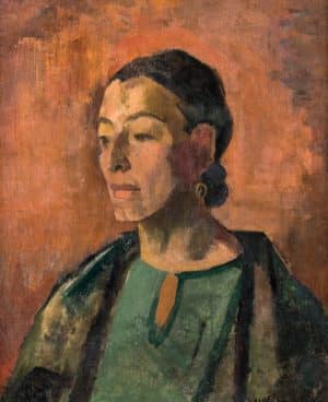 Porträt der Malerin Käthe Schmitz Imhoff (1893–1985) | 1927/28