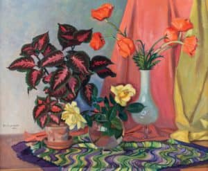 Stillleben mit Blumensträußen | 1962