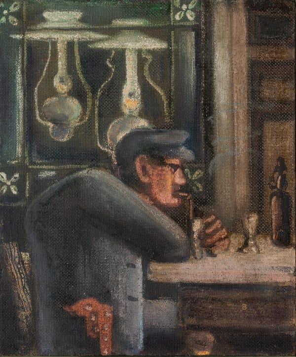Der Raucher in der Kneipe | um 1948
