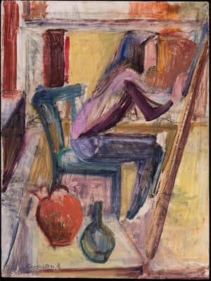 Selbstbildnis vor der Staffelei | o. D.