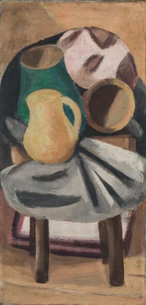 Stillleben mit Krügen und Maske | 1930