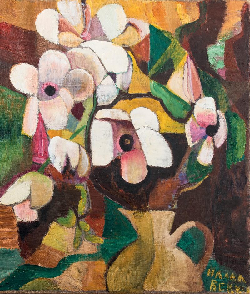 Blumen in gelber Vase  | 1928