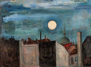 Mond über Dächern | 1933
