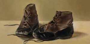 Stillleben mit Kinderschuhen | 1945