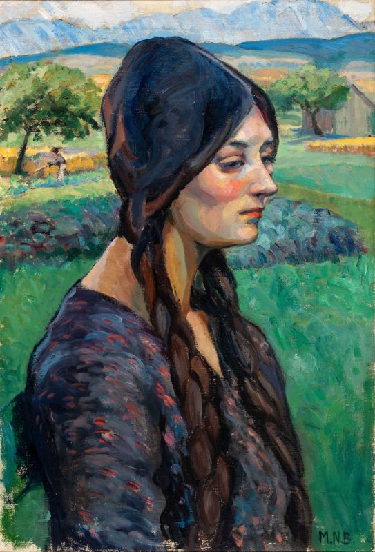 Junge Frau mit Zöpfen | o. D.