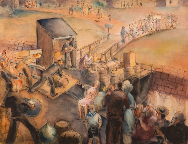 Dampferanlegestelle an der Elbe | o. D.