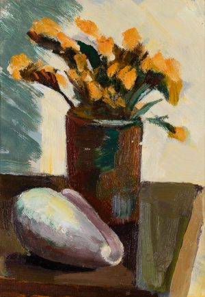 Stillleben mit Vase und Muschel | 1987