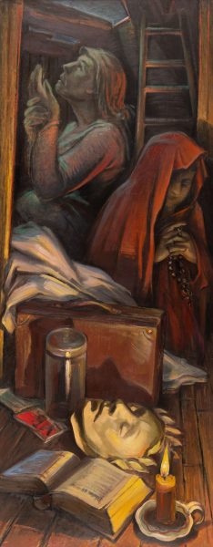 Im Luftschutzkeller | 1950