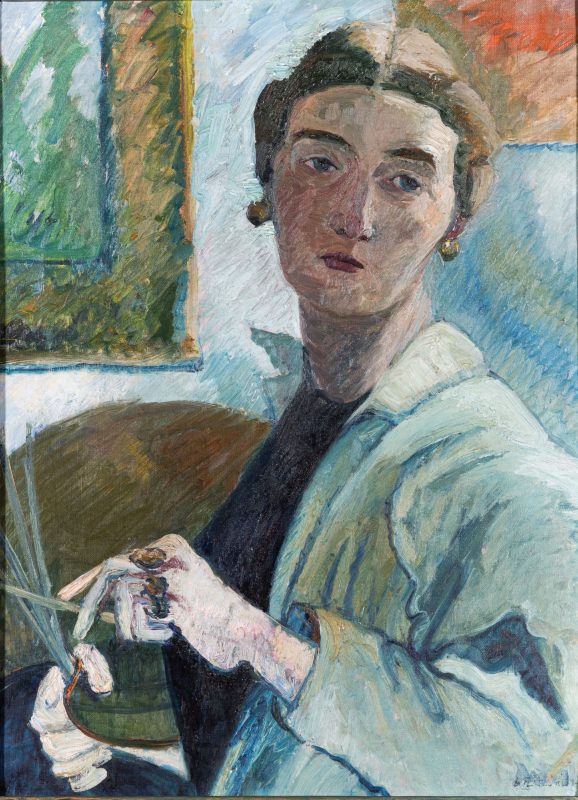 Selbstporträt an der Staffelei | o. D.