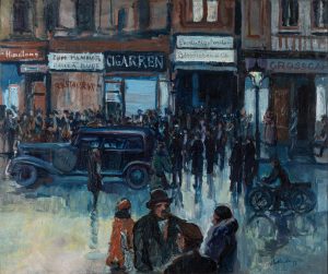 Straßenauflauf Berlin | 1930