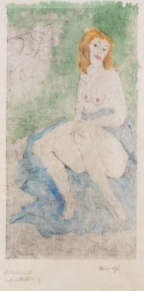 Sitzender Mädchenakt | o. D.