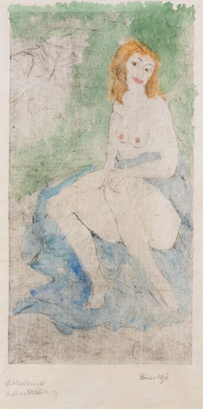 Sitzender Mädchenakt | o. D.