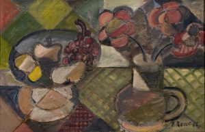 Stillleben mit Blumen und Früchten | o. D.