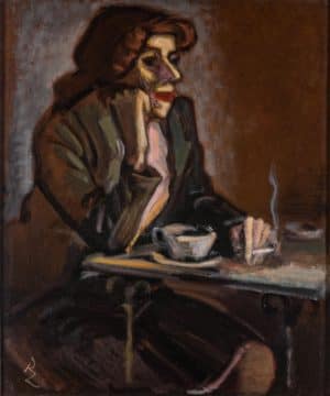 Dame im Café | o. D. 