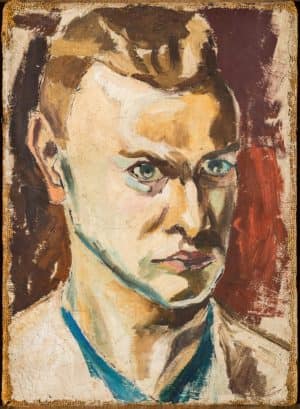 Kleines Selbstbildnis ohne Kragen| 1925