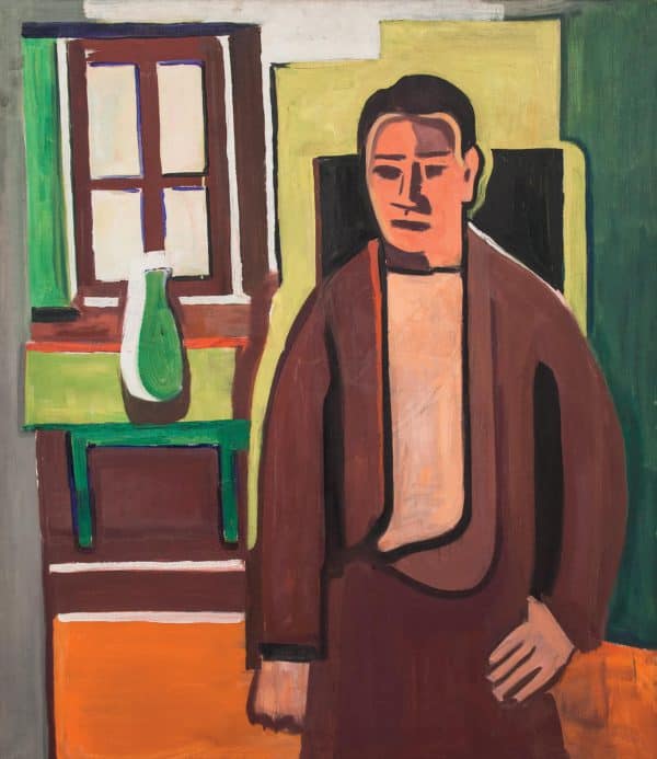 Mann, vor Fenster stehend | um 1933