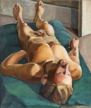Liegender männlicher Akt | um 1926